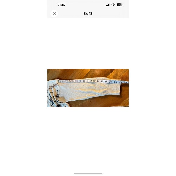 Madewell Womans Embroidered Reseda Pullover Sweater in Eggshell Size Lg NEW/Tags - Picture 8 of 8